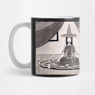 Witchy Magic Seance Inktober Painting Mug